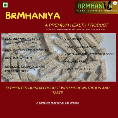 BRMHANIYA Premium Fermented Quinoa | 100% Natural | Rich in Protein & Fiber | Gluten-Free Superfood