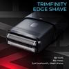 Trimfinity Edge Shave  Dual-Action Mini Electric Razor for Men | Travel-Friendly, Skin-Safe, Waterproof (IPX7), 60-Min Runtime, 7000 RPM Motor for Smooth & Precise Shaving, Gift for man view 3