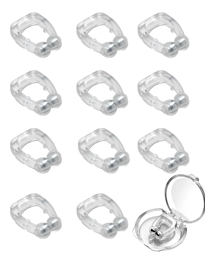 10 PCS Anti Snoring Nose Clip, Instant Relief From Snoring, reusable, easy to clean, Keeping your sleep snore-free night after night