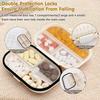 Bitnex Travel Pill Organizer,7 Day Portable Pill Case, Medicine box, portable travel pill box weekly with large compartments moisture-proof pill case for vitamin, Medicine, pills, supplements view 3