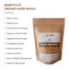 ANTIQUE AYURVEDA Organic Maize (Makki)  Whole and Naturally Grown Corn, Ideal for Preparing Traditional Dishes Like Makki Roti (1kg) view 2
