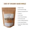 ANTIQUE AYURVEDA Organic Maize (Makki)  Whole and Naturally Grown Corn, Ideal for Preparing Traditional Dishes Like Makki Roti (1kg) view 3