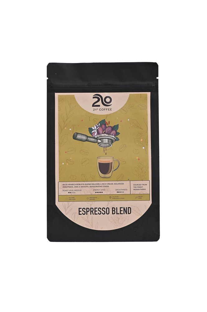 21 Degree Coffee Espresso Blend Coffee | 250gm