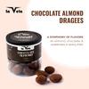 Chocolate Almond Dragees 142g (5oz) Jar | Premium Milk Chocolate Coated Roasted Almonds | Crunchy Gourmet Nuts for Snacking & Gifting | Indulgent Cocoa Treats Festive & Luxury Chocolate Gift view 2