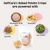 SelfCare By Suman Agarwal Baked Potato Crisps - Pack of 1 70g | Healthy - Baked - No Transfat - Gluten Free | Savoury - Snack - Namkeen | Spicy Crunchy & Chatpata - Tea time Snacking | Travel Friendly view 2
