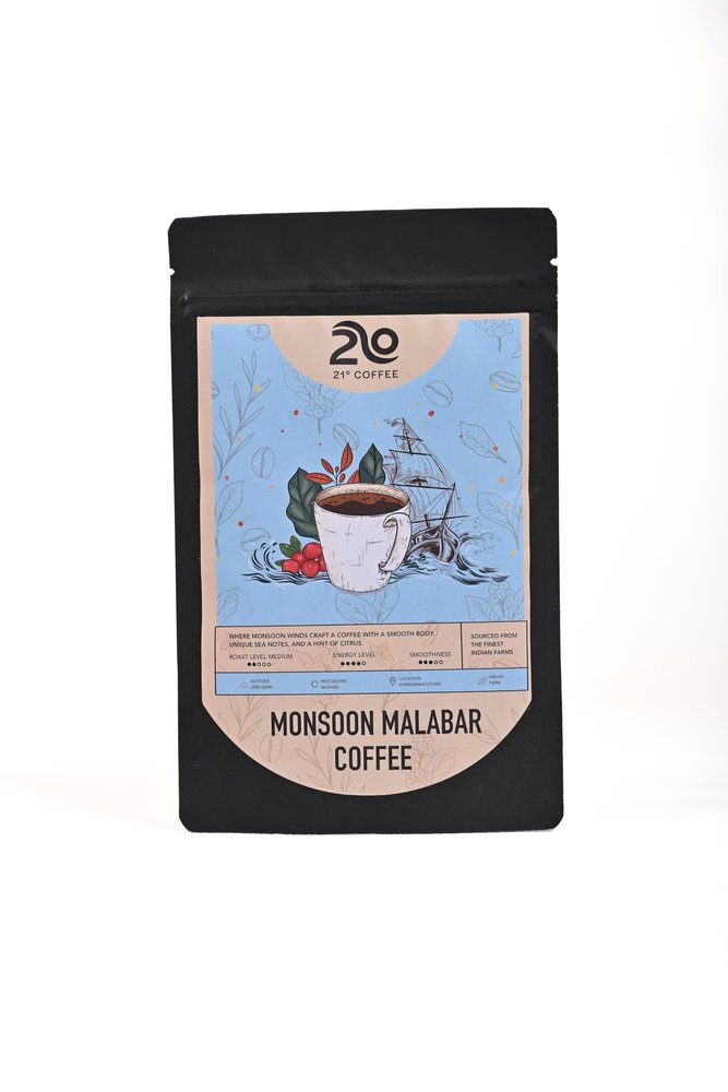 21 Degree Coffee Monsoon Malabar Coffee | 100gm