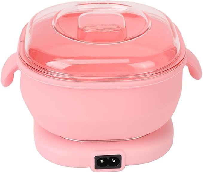 BEDSTEFAR Silicone Wax Heater | Portable and Easy-to-Use Electric Waxing Heater Machine Electric Hot Wax Warmer Machine | Wax Heater for Waxing for Women | Non-Stick Wax Warmer, 1 count