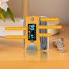 MCP M70 Fingertip Pulse Oximeter CE Approved, Sats Probe SpO2 Blood Oxygen Saturation Monitor Finger with Heart Rate for Kids & Children and Adult (Includes Batteries and Lanyard) view 3