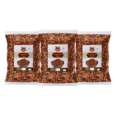 CHANGEZI'S bawarchi khana-Holi Festive Selection roasted chana snack-Hing Jeera Roasted Chana Bhuna Chana with Hing & Cumin|Roasted Masala Chana-900g*3Pack With Free Holi water balloons