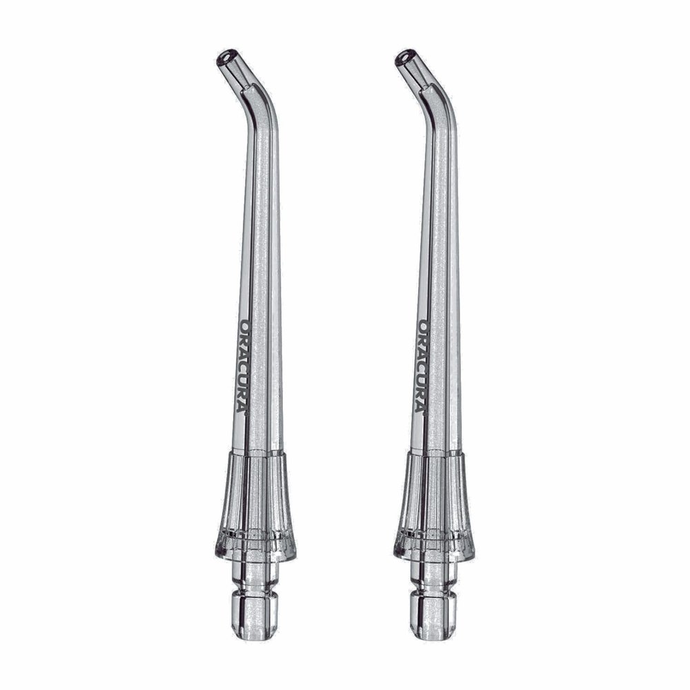 ORACURA Standard Nozzle Tip (Pack of 2) for OC300 Smart Pro Water Flosser & OC300 LITE Dental PRO - Compatible Replacement Tips for Enhanced Oral Hygiene