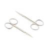 Deekam Nose Scissors Beard Mustache Eyebrow Trimmer Stainless Steel Set - Pack of 2 Pcs view 1