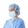 C-Cure Disposable Tie On Face Mask with Nose Clip | 3 Ply Medical Face Mask with Meltblown filter Layer | ISO & CE Certified Disposable Safety Masks for Hospital Staff (100, Blue) view 2