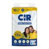 CIR Bladder Control Pads for Moderate Incontinence | Absorbs 15X of its Own Weight | Equivalent to 4 Glasses of Fluid | 23x54cm / 9"x21" | Super Absorbent Core & Quick absorption | Unisex | 10 Units view 1
