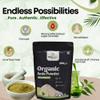 Herb Vatika Ayurveda Organic Amla Powder for Eating & Drinking 250g | Natural Vitamin C, Hair Growth, Dandruff Control & Glowing Skin | Gooseberry Powder view 4