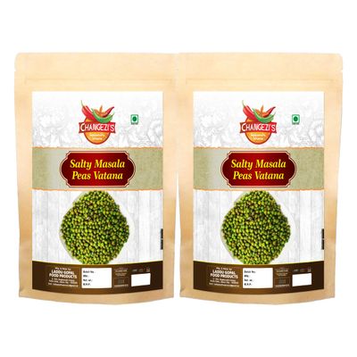 CHANGEZI'S bawarchi khana - Holi Festive Selection hara matar - matar - green matar - namkeen matar | Masala Matar Watana Peas Spicy with Free Holi water balloons-1Kg*2Pack