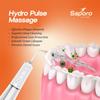 Saporo AquaFlo Water Dental Flosser for Teeth - 300ml Large Detachable Tank - Cordless, Portable & Rechargeable Dental Flosser Teeth Cleaner - IPX7 Waterproof - Removes Plaque & Protects Gums - 2 Nozzle Tips view 2