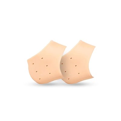 ALFEUS Anti-Crack Silicon Gel Heel Moisturizing Socks Foot Care Solution for Men & Women with Hydrating Gel for Cracked Heels