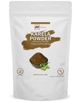 mGanna Karela Powder (Bitter Melon) | Momordica Charantia 227gm / 0.5 lbs for Health Care and Smooth Supple Skin