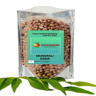 DADHISAGAR Raw Peanuts, Premium Desi Singdana, Jumbo Size, Vacuum Packed (500g(pack of 1))