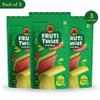 GO DESi Kaccha Aam Fruti Twist Fruit Bars - 3 x Pack of 10 pieces, Aam Papad, Mango Fruit Jelly view 4
