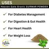 HEAVEN GATE Gudmar Powder (Gurmar) (900 GM) - Helps in Managing Diabetes, Blood Sugar Levels & Promoting Gut Health - Supports Healthy Metabolism & Digestion view 4