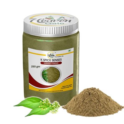 HEAVEN GATE Gudmar Powder (Gurmar) (250 GM)- Helps in Managing Diabetes, Blood Sugar Levels & Promoting Gut Health - Supports Healthy Metabolism & Digestion