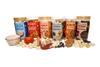 Bhawani Bhawya Roasted & Flavoured Makhana, Himalayan salt,Peri Peri Masala, Salt & Pepper,Caramelized, Chocolate & Cheesy Tomato Makhana|combo jar| 480 (pack of 6,80gm Each) view 1
