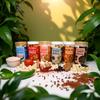 Bhawani Bhawya Roasted & Flavoured Makhana, Himalayan salt,Peri Peri Masala, Salt & Pepper,Caramelized, Chocolate & Cheesy Tomato Makhana|combo jar| 480 (pack of 6,80gm Each) view 4