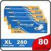 Advance Life XL Sanitary Pads | 280mm | Super Absorbent, Leak-Proof, Odor Control, Rash-Free, Extra Soft & Comfortable for Heavy Flow & Overnight Protection For Women, Girls (Extra Large, 80, count) view 2