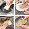 BNF Dishwashing Scrub Sponge Absorbent Sponge Dishwashing Rags for Plate 5Pcs 15x10cm|Home & Garden|Home & Garden|Home & Garden|5 Multipurpose Dishwashing Rags view 4