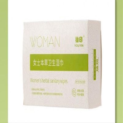 Women's Herbal Sanitary Wipes (30 Wipes) Natural, Organic, and Eco-Friendly Feminine Hygiene Wipes with Essential for Freshness and Sensitive Skin