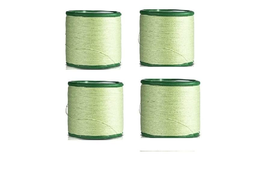 Eyebrow Threading Thread Organic thread spool eyebrow makeup facial dermaplaning hair removal epilator tool Professional Eyebrow Threading Tools 1 Spool X 300 m (PACK OF 4)