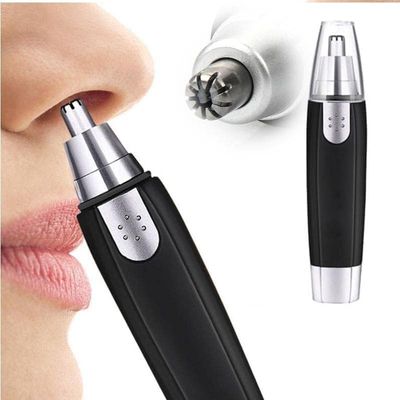 COLESHWAR Electric Nose Hair Trimmer, Portable Personal Grooming Device, 3-in-1 Electric Nose & Ear Hair Trimmer Stainless Steel Blades, Painless Grooming for Men & Women
