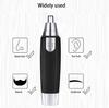 COLESHWAR Electric Nose Hair Trimmer, Portable Personal Grooming Device, 3-in-1 Electric Nose & Ear Hair Trimmer  Stainless Steel Blades, Painless Grooming for Men & Women view 3