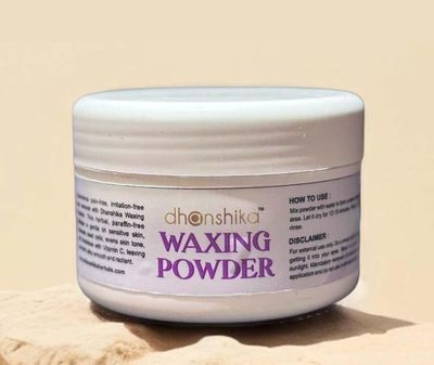 Dhanshika Waxing Powder, Hair Removal Powder, White, 100g