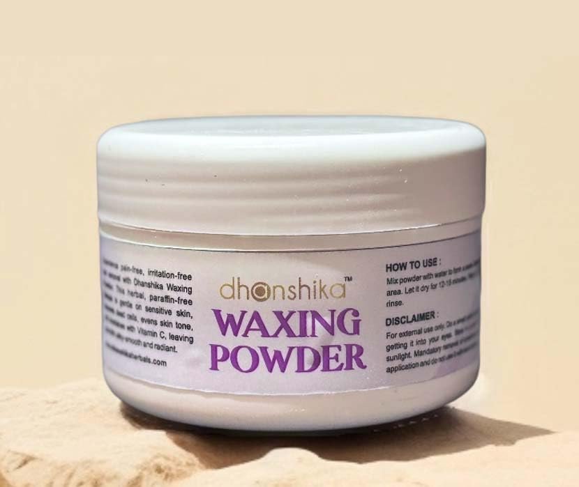 Dhanshika Waxing Powder, Hair Removal Powder, White, 100g