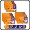 Advance Life XL Sanitary Pads Secure Nights | 280mm | Ultra Thin, Super Absorbent, Leak-Proof, Odor Control, Rash-Free, Extra Soft & Comfortable for Heavy Flow & Overnight Protection (Extra Large, 90, count) view 2