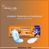 Advance Life XL Sanitary Pads Secure Nights | 280mm | Super Absorbent, Leak-Proof, Odor Control, Rash-Free, Extra Soft & Comfortable for Heavy Flow & Overnight Protection For Girls And Women (Extra Large, 96, count) view 3