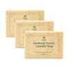 FROMVEDAS Natural Washing Laundry Soap Bar | Tough on Cuffs & Collars Stain Removal | Baby-Safe, Chemical-Free, Eco-Friendly, Biodegradable Coconut Oil - 120gm x (Pack of 3) view 1