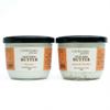 Courtyard Farms - Goat Milk Butter Pack of 2 (Classic 200g + Mixed Herbs 200g) | Traditional Hand-Churned | Free-Range Goat Milk | Rich, Creamy & Flavorful | Glass Jar Packaging view 1
