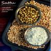 GHOTARAM Classic Chana Sattu Flour (Bhuje Chane ka atta) Pure Roasted Gram Flour, Homemade Sattu (roasted chickpeas Flour/cholar chatu) Healthy Immunity builder Channa Sattoo-1960g(pac 2x 980g) view 3