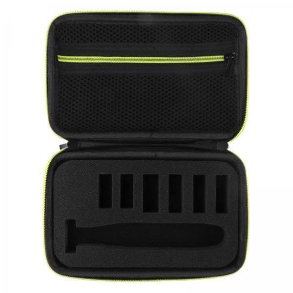 MERISHOPP2xShaver Storage Box with Soft Lining for Philips Norelco QP2520/72 Green Zipper|Health & Beauty | Shaving & Hair Removal | Electric Shavers