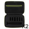 MERISHOPP2xShaver Storage Box with Soft Lining for Philips Norelco QP2520/72 Green Zipper|Health & Beauty | Shaving & Hair Removal | Electric Shavers view 2