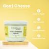 Courtyard Farms Goat Milk Cheese Pack of 2 | Classic & Chives (200g Each) | 100% Preservative & GMO-Free | Made Aravalli Grazed Free-Range Goat Milk | Glass Jar Packaging view 4
