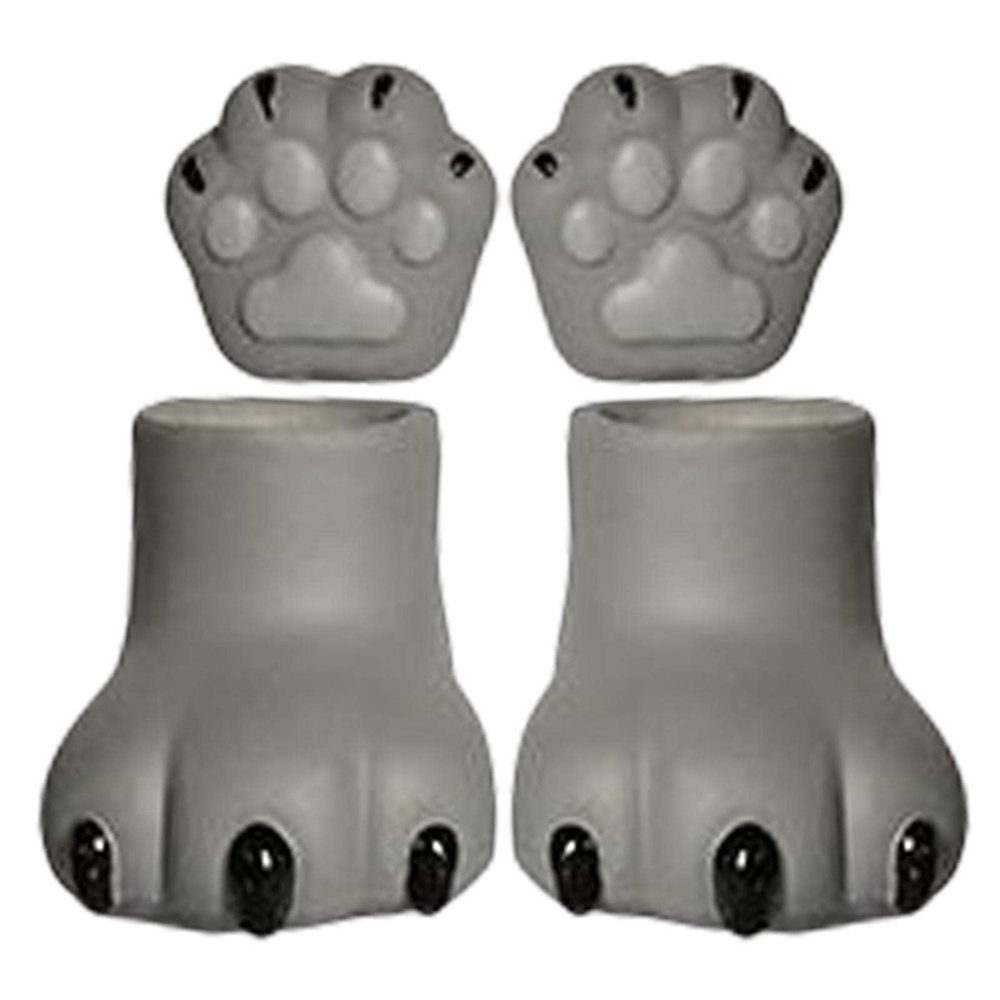THE STYLE SUTRA 1Pairs BJD Doll Cat Hands and Feets Body Accessories for Ob11 Action Figures Gray |Dolls|Clothes & Accessories|Modern
