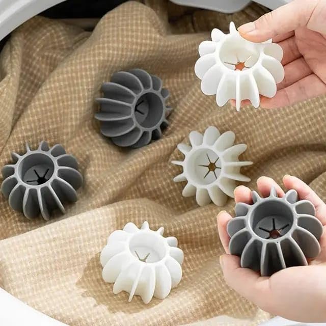 4MYL 12 Pcs Reusable Silicone Laundry Balls for Washing Machine - Anti-Tangle Scrubbing Balls for Clothes Cleaning, Wrinkle-Free Dryer Balls Balls, Softener Balls for Deep Cleaning & Laundry
