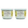 Courtyard Farms Goat Milk Cheese Dill | Preservative-Free | Aravalli Free-Range Goat Milk | Rich & Creamy Texture | Glass Jar | Pack of 2 (200g Each) view 1