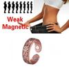 ChuongKaiye Magnetic Red Copper Flower Ring | Adjustable Pure Copper Ring for Men & Women | Stylish Design | view 2