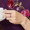 ChuongKaiye Magnetic Red Copper Flower Ring | Adjustable Pure Copper Ring for Men & Women | Stylish Design | view 3