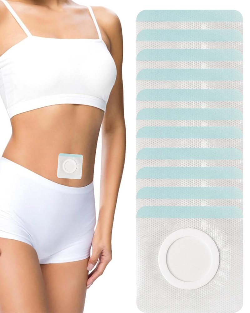 50pcs Belly Button Patch, Castor Oil Patches for Belly Button, Leak-Proof Self-Adhesive Belly Button Patch, White, Portable, Suitable for All Ages (Oil Not Included)